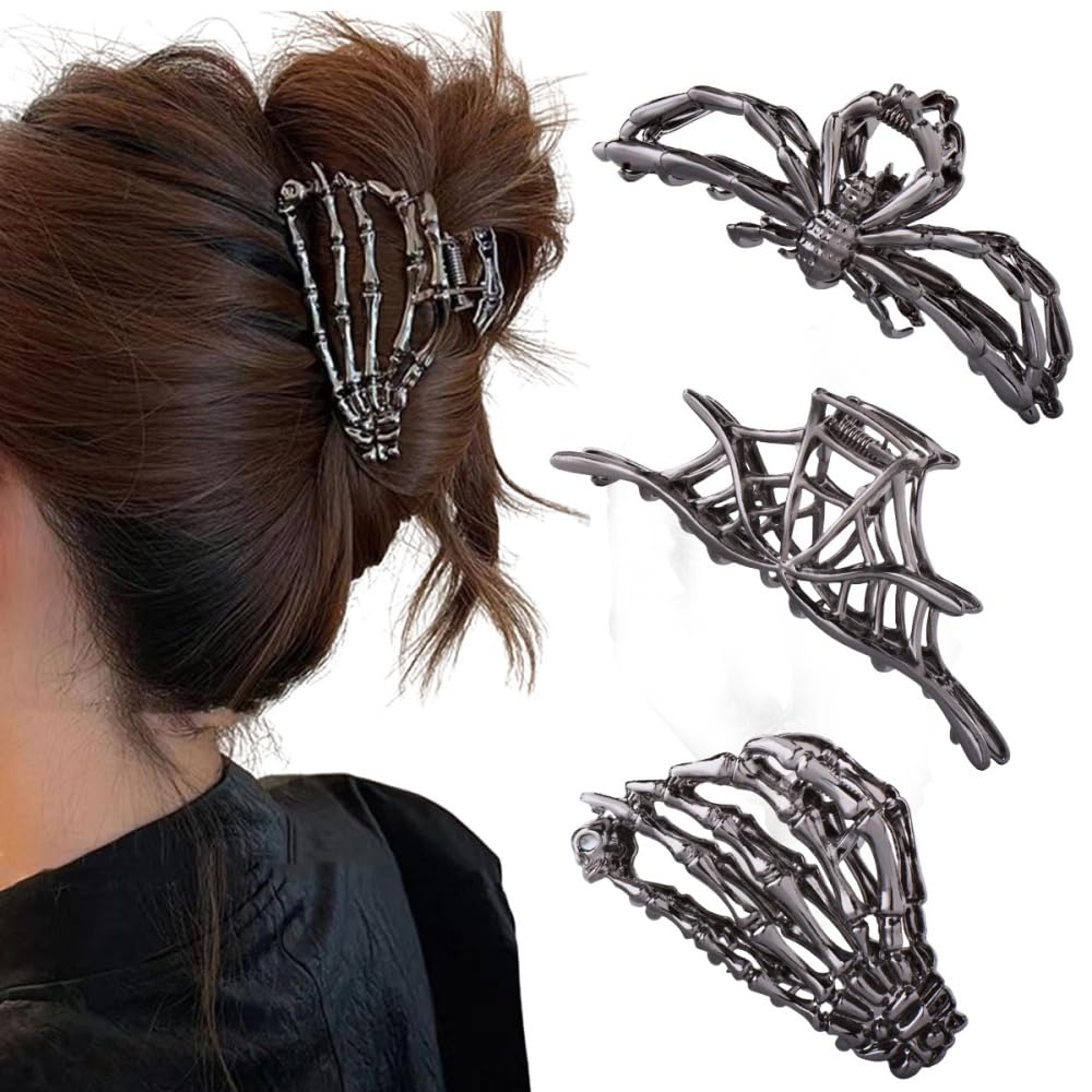 3Pcs Halloween Hair Claw Clips