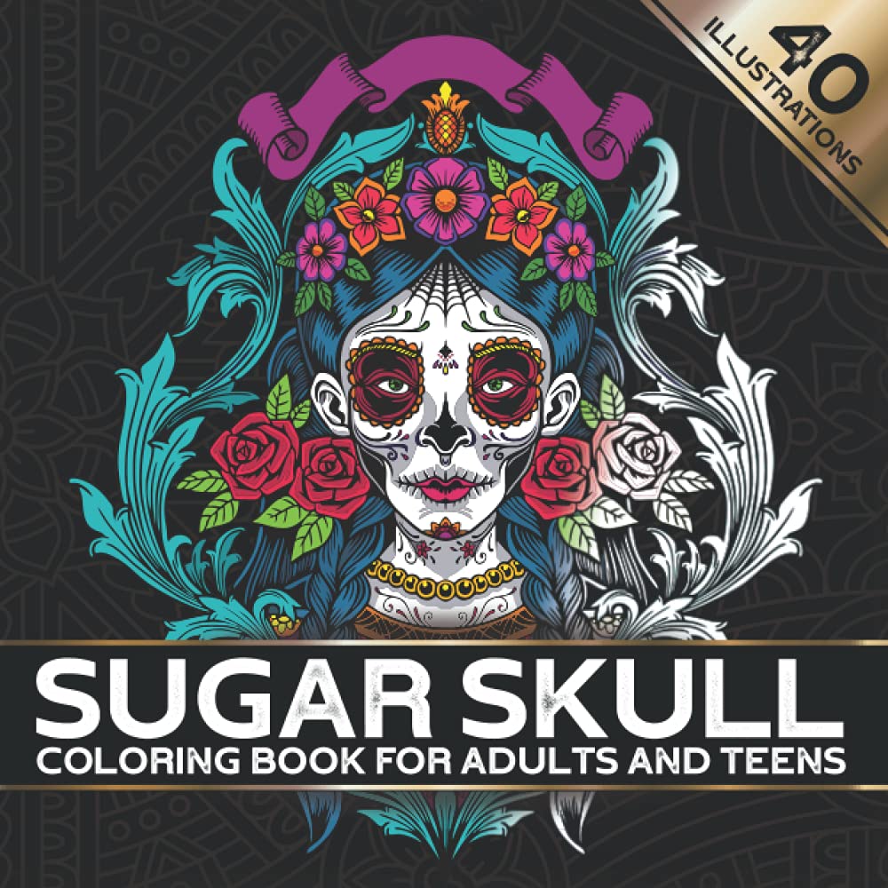 Sugar Skull Coloring Book