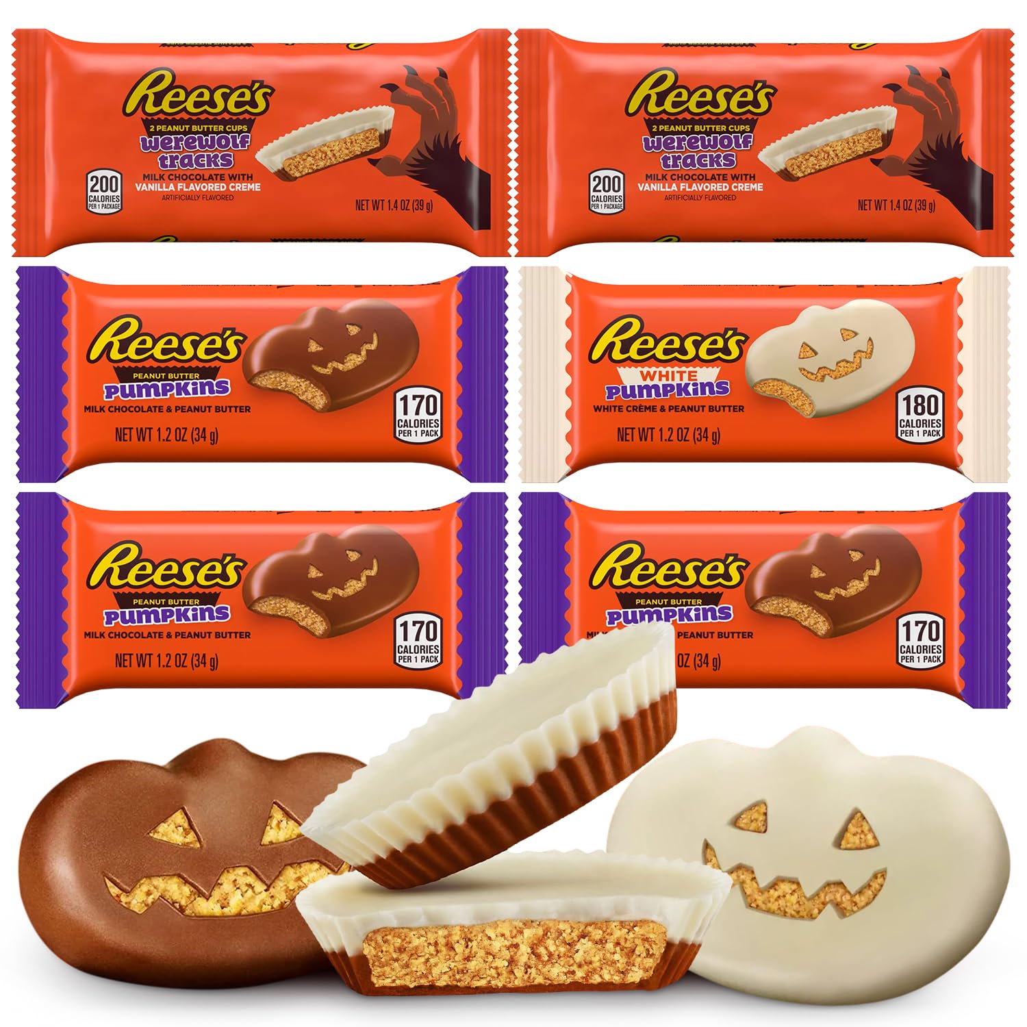 Assorted ReesesPeanut Butter Pumpkins