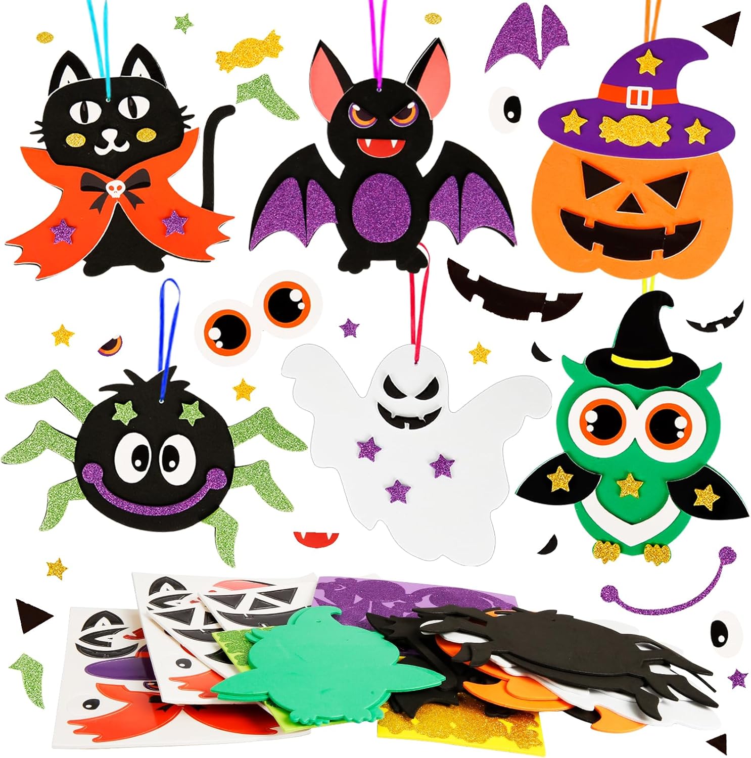 Make You Own Halloween Foam Stickers