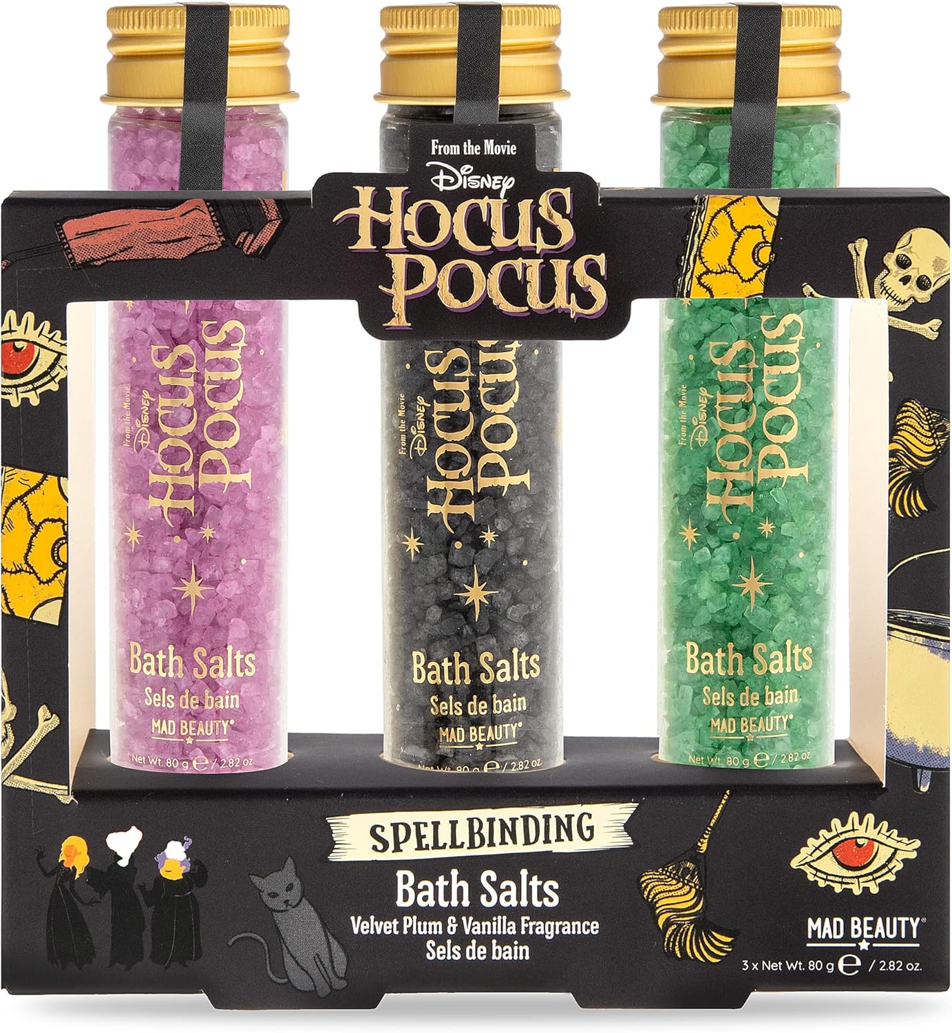 Disney Hocus Pocus Bath Salts Trio